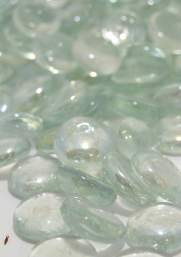 Round glass pebbles - pebbles, stones