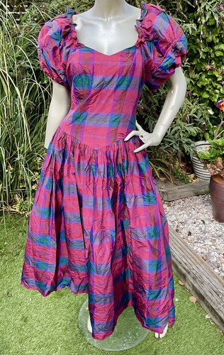 Vintage 100 silk tartan - silk,