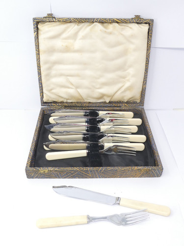 Art deco fish - knife, fork