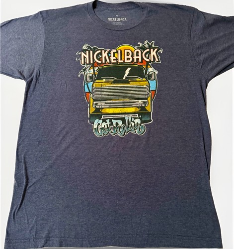 Nickelback men blue graphic - men's,