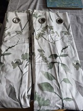 Next Green Eyelet Curtains