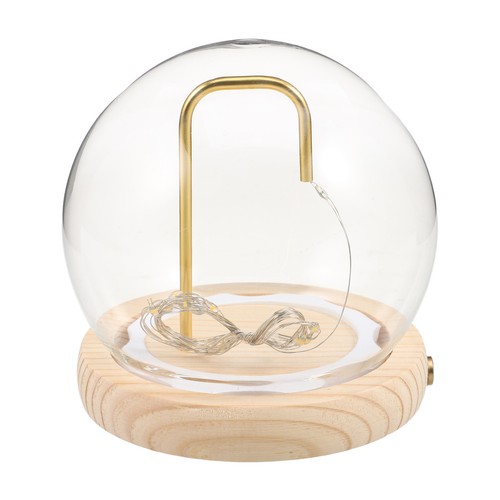 Glass dome globe - -,