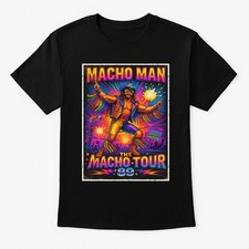 Macho Man The Macho Tour ’89 Retro WCW Wrestling Unisex Adults & Kids T-Shirt
