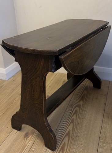 Vintage wooden drop leaf - wooden,