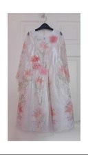 New Disney BEAUTY AND THE BEAST White Wedding Dress Fancy Costume Age 5-6 Yrs