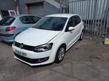 BREAKING VW POLO 6R 09-16 1.2 3CYL LB9A WHITE ALL PARTS AVAILABL ENGINE SEIZED