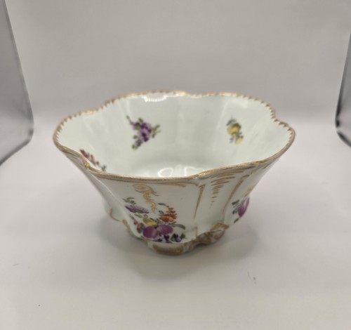 Antique dresden floral - floral, bowl