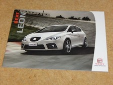 SEAT LEON UK SALES BROCHURE - December 2007 FR Cupra etc