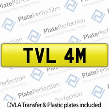 TVL 4M LAMBRETTA TV175 TV200 CHERISHED PRIVATE NUMBER PLATE DVLA REGISTRATION