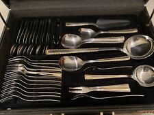 Bestecke 72 pieces chrome-nickel steel  18/10 partially gold plated 23/24 karat