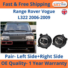 For Range Rover Vogue L322 2006-2009 Pair Front Bumper Fog Light Lamp