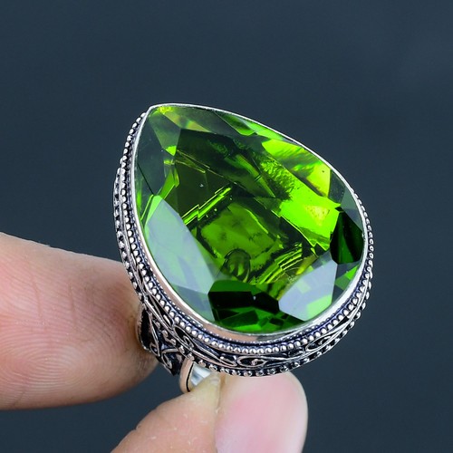 Peridot pear gemstone 925 - pear,