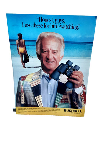 1990 bushnell binoculars print - binoculars,