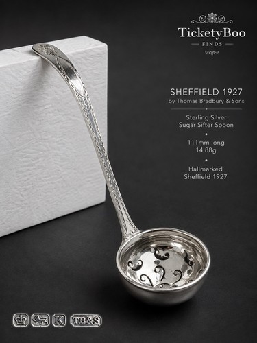 1927 sterling silver sugar - 1927,