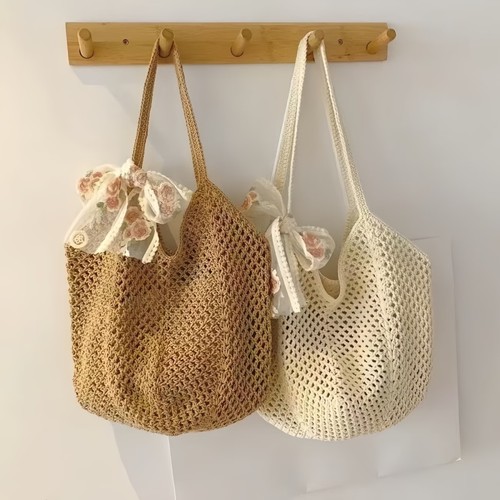 Women large straw - large, bag