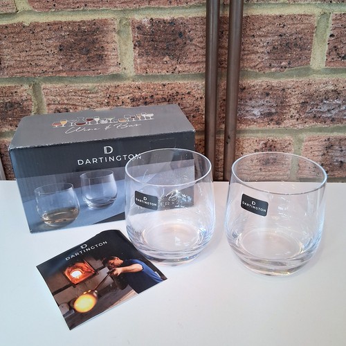 Dartington tumbler glasses - tumbler, set