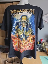 Megadeth  Tour Shirt 2011 New