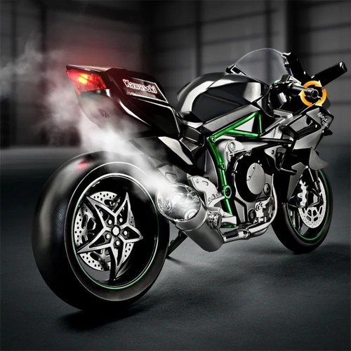 Alloy racing motorcycle - alloy, model