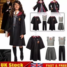 Harry Potter Hermione Granger Gryffindor Kids Cosplay Uniform Set Fancy Costum$✨