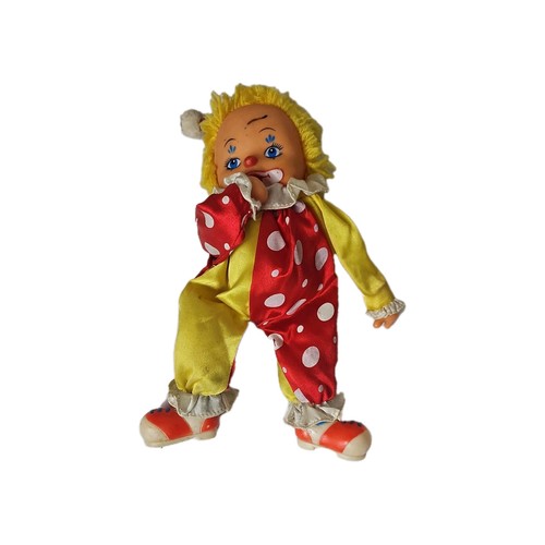 Vintage russ clown - russ, 9"