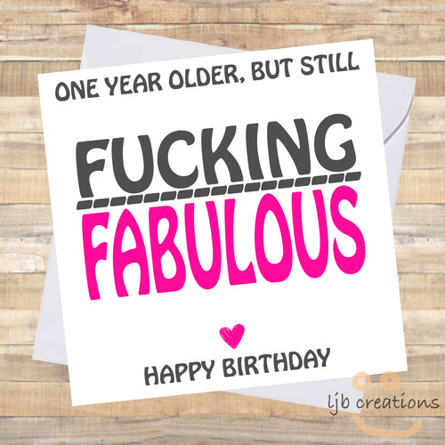 Funny fabulous birthday - fabulous, '