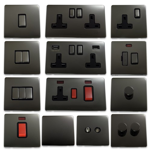 Black nickel screwless - nickel,