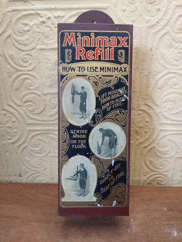 Antique minimax refill 1920s - "minimax,