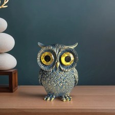 Cute Big Eyed Owl Figurine