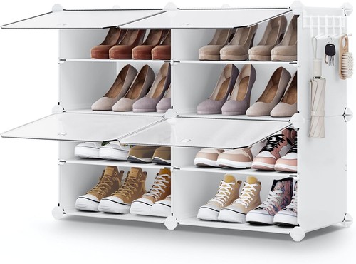 Shoe rack organizer tier - rack, 4-tier