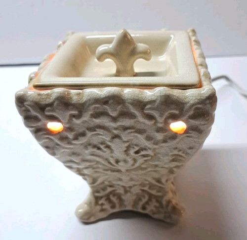 Electric wax tart warmer - electric, cream