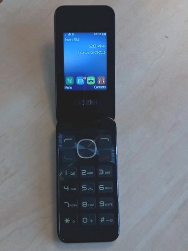 Alcatel 3025x grey flip - alcatel,
