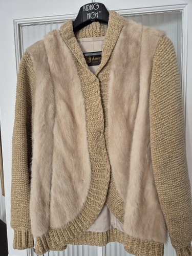 Champagne mink real - mink, fur