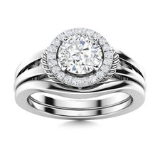 Stackable 5MM Round Moissanite