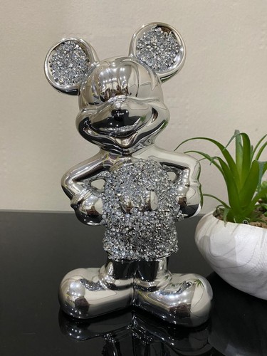 Silver crushed shiny diamond - silver,