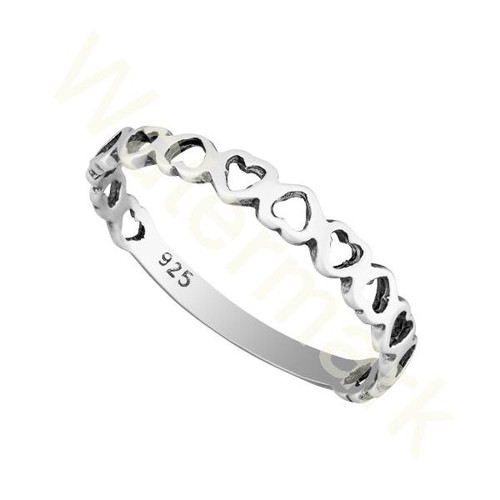 Sterling silver heart - silver,