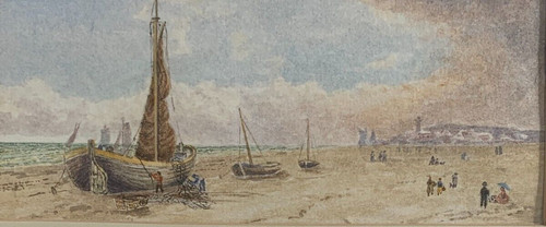 Antique lovely watercolour - antique,