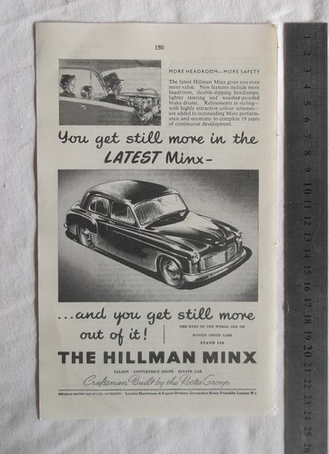 Latest hillman minx - hillman,
