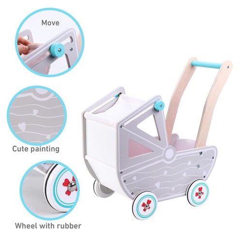 Deluxe soka doll pram - deluxe,