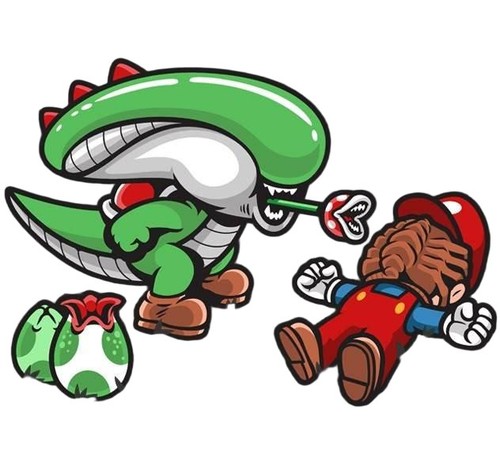 Alien dino plumber - dino,