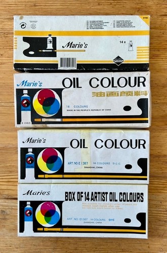 Vintage marie oil paints - vintage, marie’s