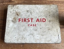 old Vintage First Aid Tin