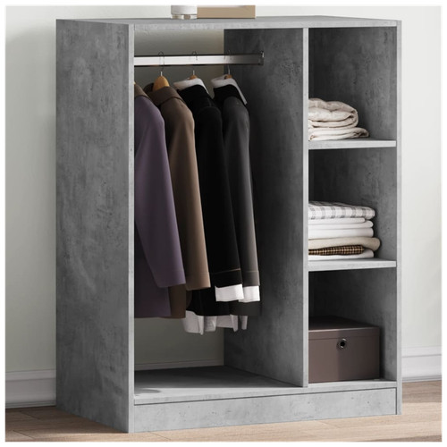Wardrobe modern concrete grey - wardrobe,