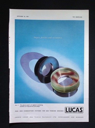 Original 1953 advert lucas - 1953,