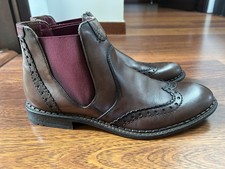 Brogue men tan boots size - tan,
