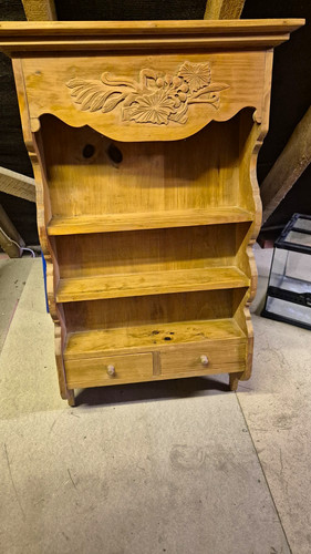 Wood wall mounted spice - wall,