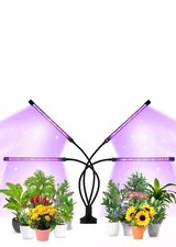 4 HEAD LED PLANT GROW LIGHT FOR INDOOR UV VEG GROWING LAMP USB 