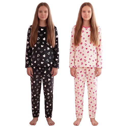 Girls fleece pyjamas - fleece, supersoft