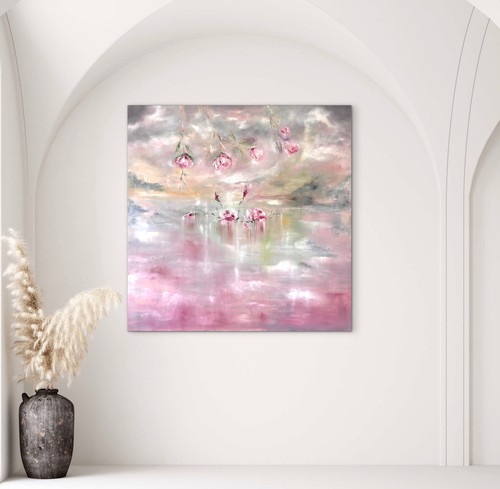 Original oil painting textured - original,
