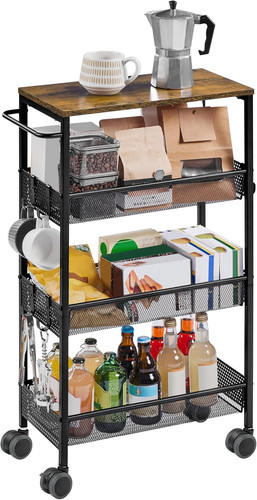 Tier kitchen trolley 22cm - 4-tier, trolley,
