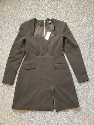 Karen millen black open neck - millen,